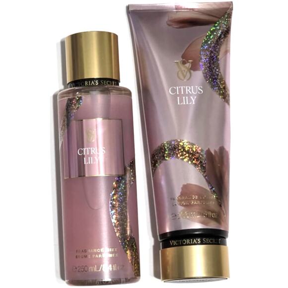 Victoria's Secret Lunar New Year Citrus Lily Fragrance Body Lotion and Mist Set - Picture 3 of 7